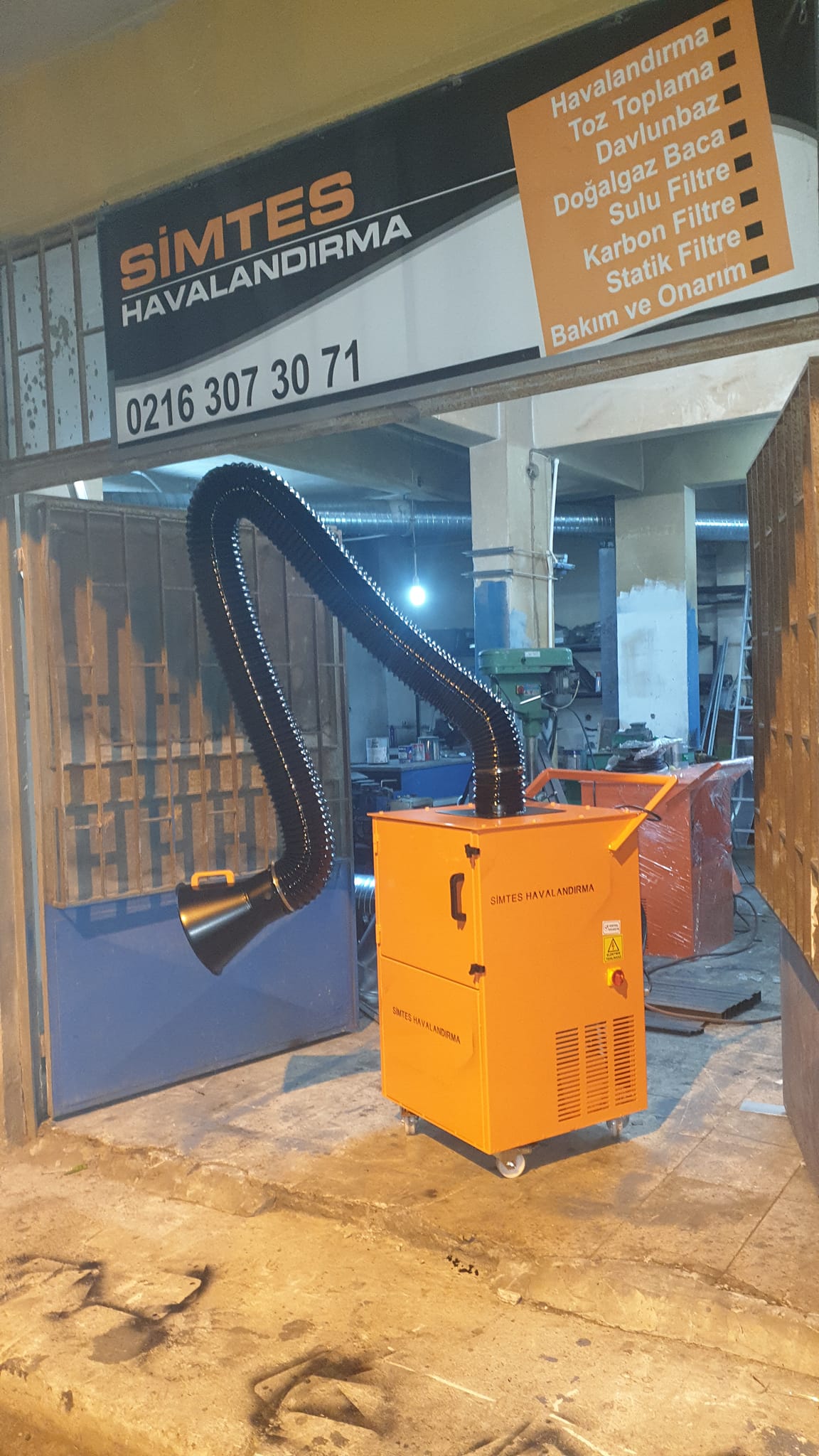 Mobil Emiş Ünitesi - Taşınabilir Duman ve Toz Emici
